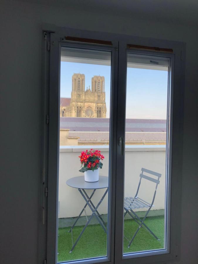 Studio Cosy Vue Cathedrale Reims Exteriör bild